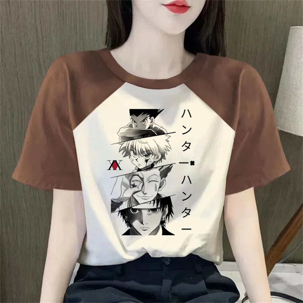 Hunter x Hunter shirt teen funny kawaii japanese emo shirt Retro cute emo graphic