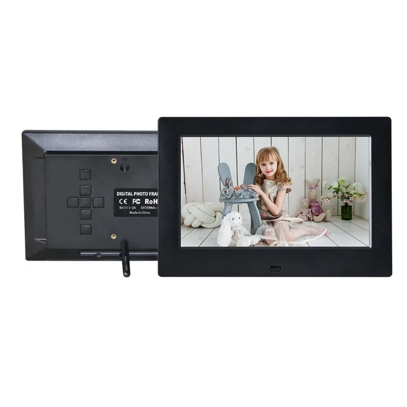 

7 inch digital photo frame high definition photo video playback advertising machine LED electronic gift album