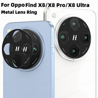 Metal Lens Protector For Oppo Find X8 Ultra Pro Back Aluminum Alloy Camera Ring Cover For Oppo Find X8Pro X8Ultra Protective Cap