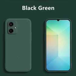 For Samsung Galaxy A06 Case For Samsung Galaxy A06 Cover Liquid Soft Silicone Shell Protective Phone Case For Samsung Galaxy A06