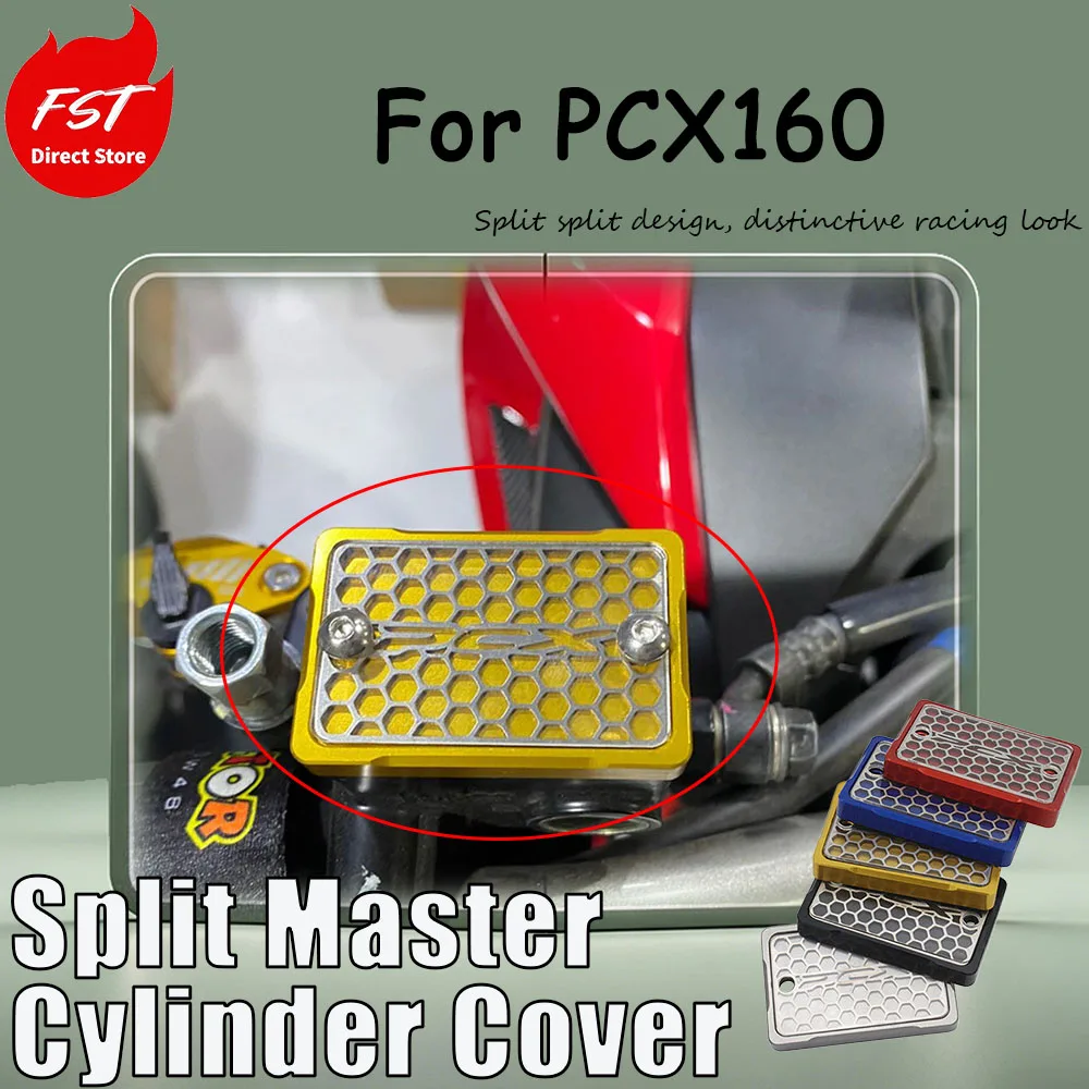 For the PCX160 special modification accessory, the pump oil cap of the Split Master Cylinder Cover distinctive racing look