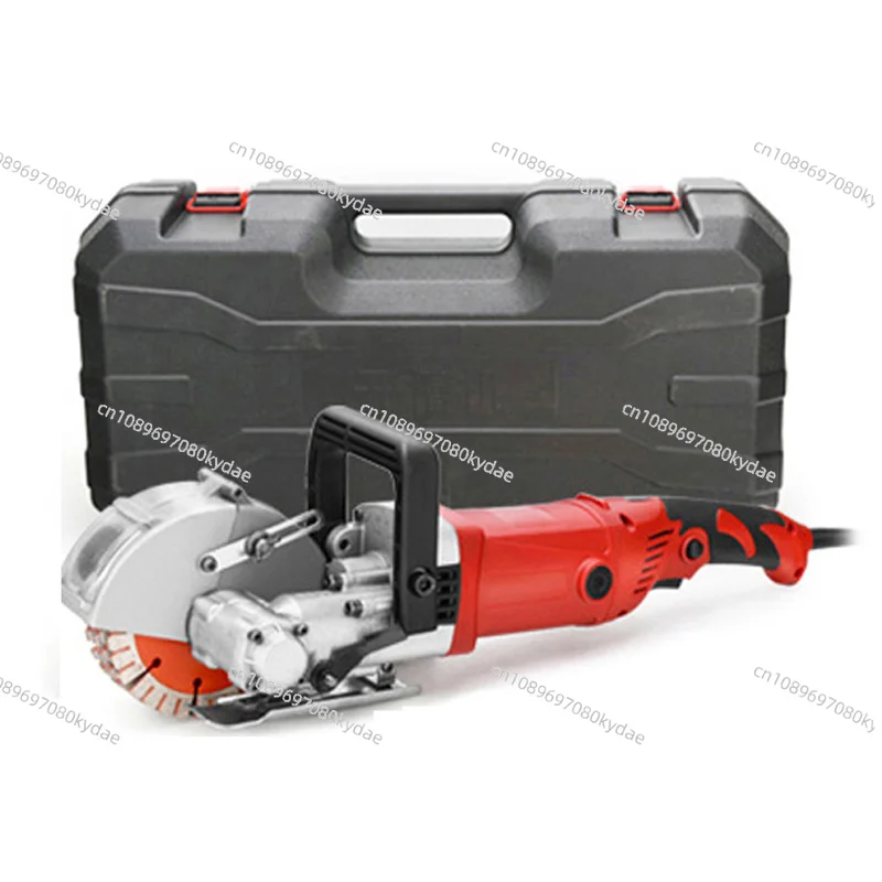 5800W Wall Slotting Machine Electric Wall Chaser Brick Groove Cutting Machine Steel Concrete Cutter Depth 42MM Width 42MM