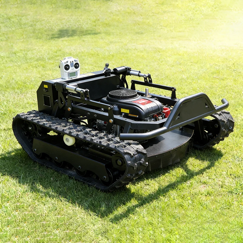High Quality Heavy Duty Remote Controlled Powered Lawn Mower for Agriculture and Forestry Weeding Crawler Mower
