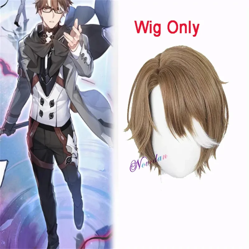 Welt Косплей Star Rail Honkai Game Костюм HSR Аниме Название мира Welt Ян Парик Волосы Обувь Партия Косплей Костюм