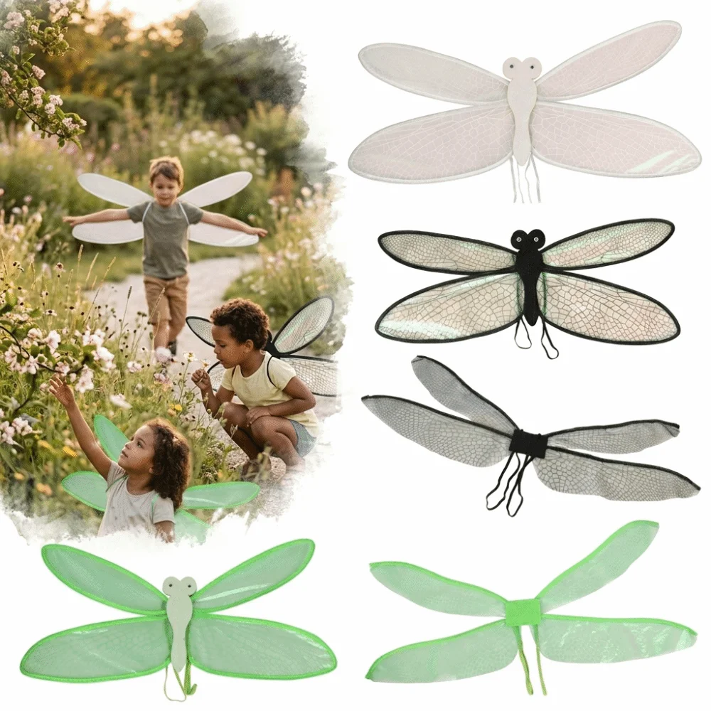 Easy To Wear Dragonfly Wing Costume Accessory Cosplay Prop Exquisite Appearance Dress-up Decoration Photo Booth Prop