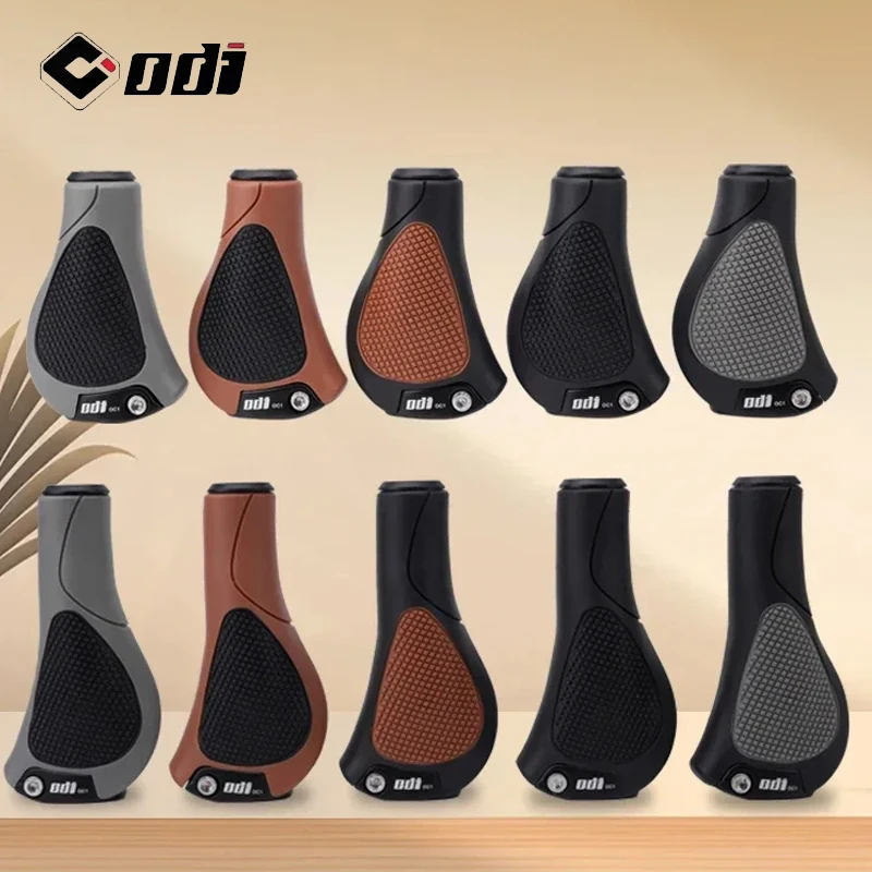 

ODI OC1 - CD Ergonomic MTB Grips: Anti - Skid, Long/Short, High - Quality Rubber