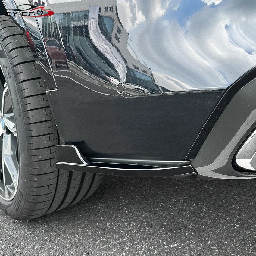 Superior-For BMW X5 G05 M Sport 2019-2023 Rear Bumper Lip Angle Diffuser Splitter Spoiler Protector Gloss Black Replacement Acce