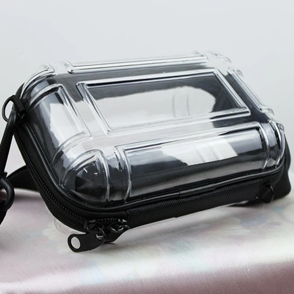 PP Transparent Cosmetic Bag New Simple Fashion Wash Bag Woman Portable Travel Overnight Bag Messenger Bag Mini Luggage Bag