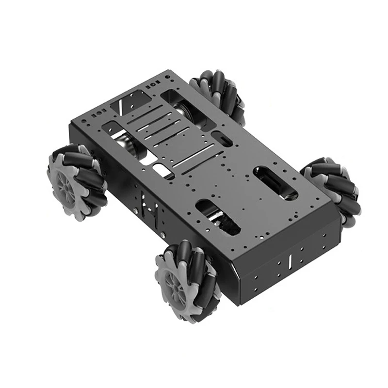 

10KG Load 80mm Wheel 4WD Omnidirectional Mecanum Robot Car 12V 37 Encoder Motor Multi Layers Metal Chassis for Robot Car DIY Kit