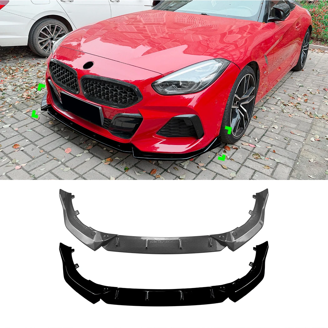 Front Lip Spoiler Front Bumper Shovel Lip Splitter Modification Car Body Kit For BMW Z4 G29 2018+
