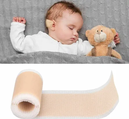 4x50cm Auricle Valgus Correction Ear Patch Aesthetic Corrector Flexible Silicone Tape Sticker For Newborn protruding Ear