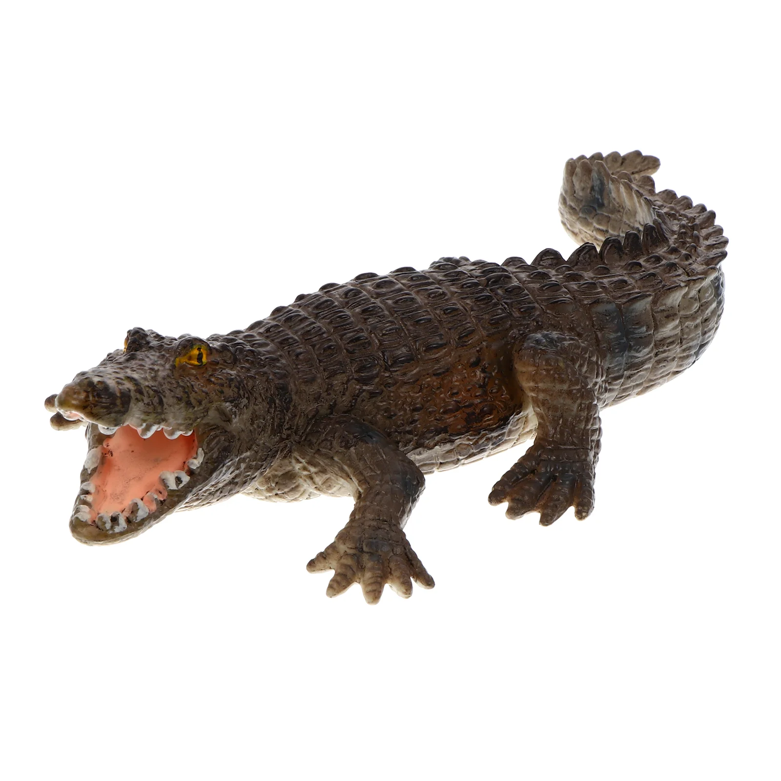 

Children’s Toys Simulated Crocodile Model Wildlife Ornament Solid Educational Plaything Grey Animal Realistic Alligator