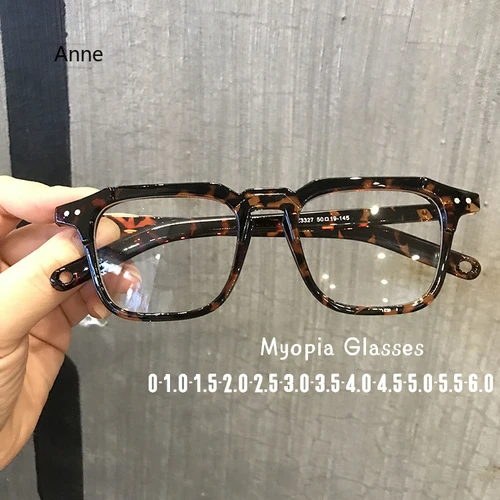 Montura de gafas Retro coreana para mujer, gafas lisas sin maquillaje, gafas decorativas bonitas para miopía para ordenador