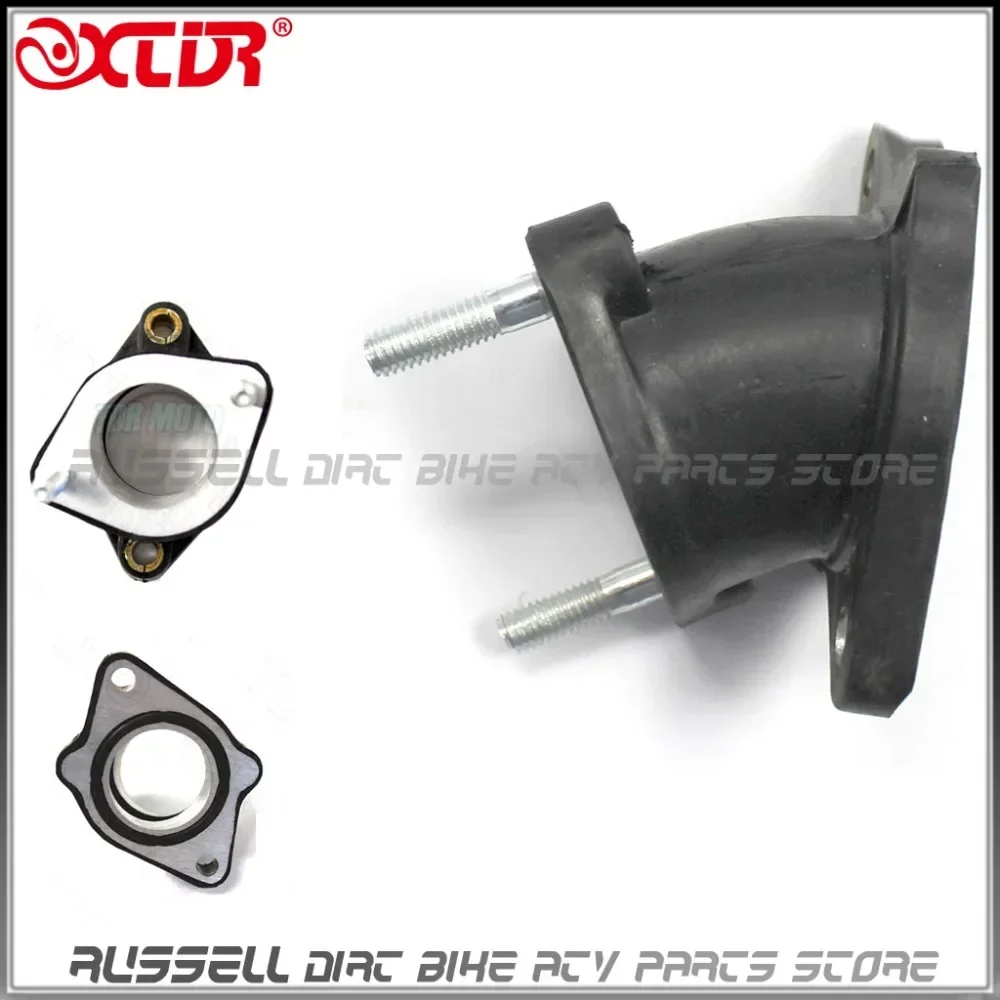 PZ27 PZ30 27mm 30mm Carburetor Rubber Adapter Inlet Intake Manifold Pipe For 200cc 250cc ATV Zongshen Shineray Hisun Quad Buggy