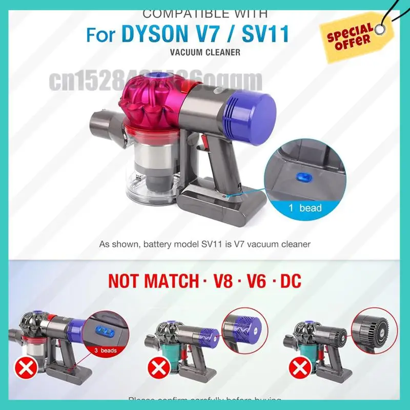-ABJZ boîtier d'assemblage du corps principal pour aspirateur Dyson V7 SV11 pièces d'assemblage du Service du corps principal pièce de boîtier 968670-06
