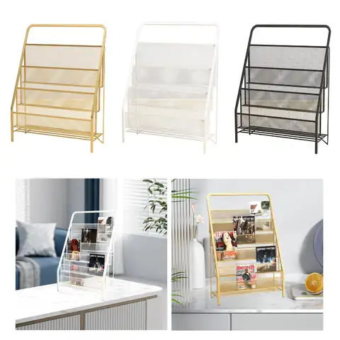 어린이 슬링 책장 3 계층 어린이 방 책 홀더 잡지 독서 책 색칠하기 책 그림책 그리기 책 디스플레이 스탠드