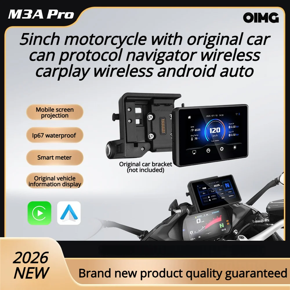

НОВЫЙ OIMG 5.0" для BMW R1200GS R1250GS F800 F900 S1000XR GPS-навигатор для мотоциклов с беспроводным CarPlay и Android