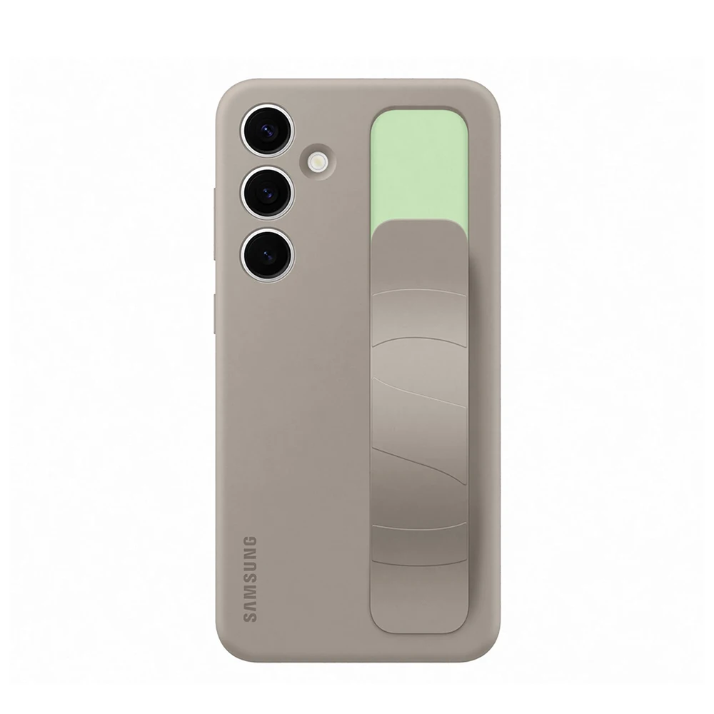 Standing Grip Case For Samsung Galaxy S24 S24+ S24 Plus Original Protective Cover Silicone Grip Case Shockproof Cases（EF-GS921