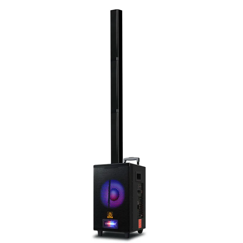 

CE certificate portable trolley blue tooth battery wireless big 80W active column speaker