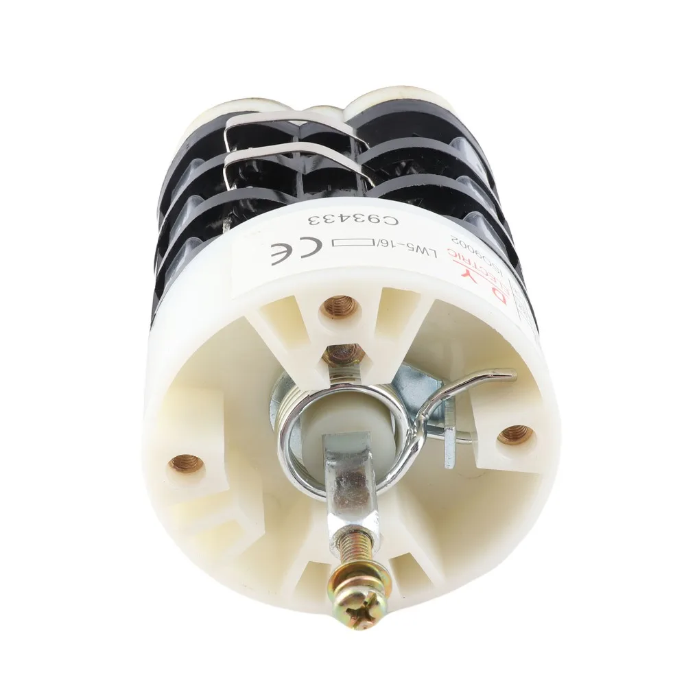 ABS Tire Changer Forward Reverse Switch 16A Current 220V / 380V Motor Reversing Switch Turn Table Control Switch