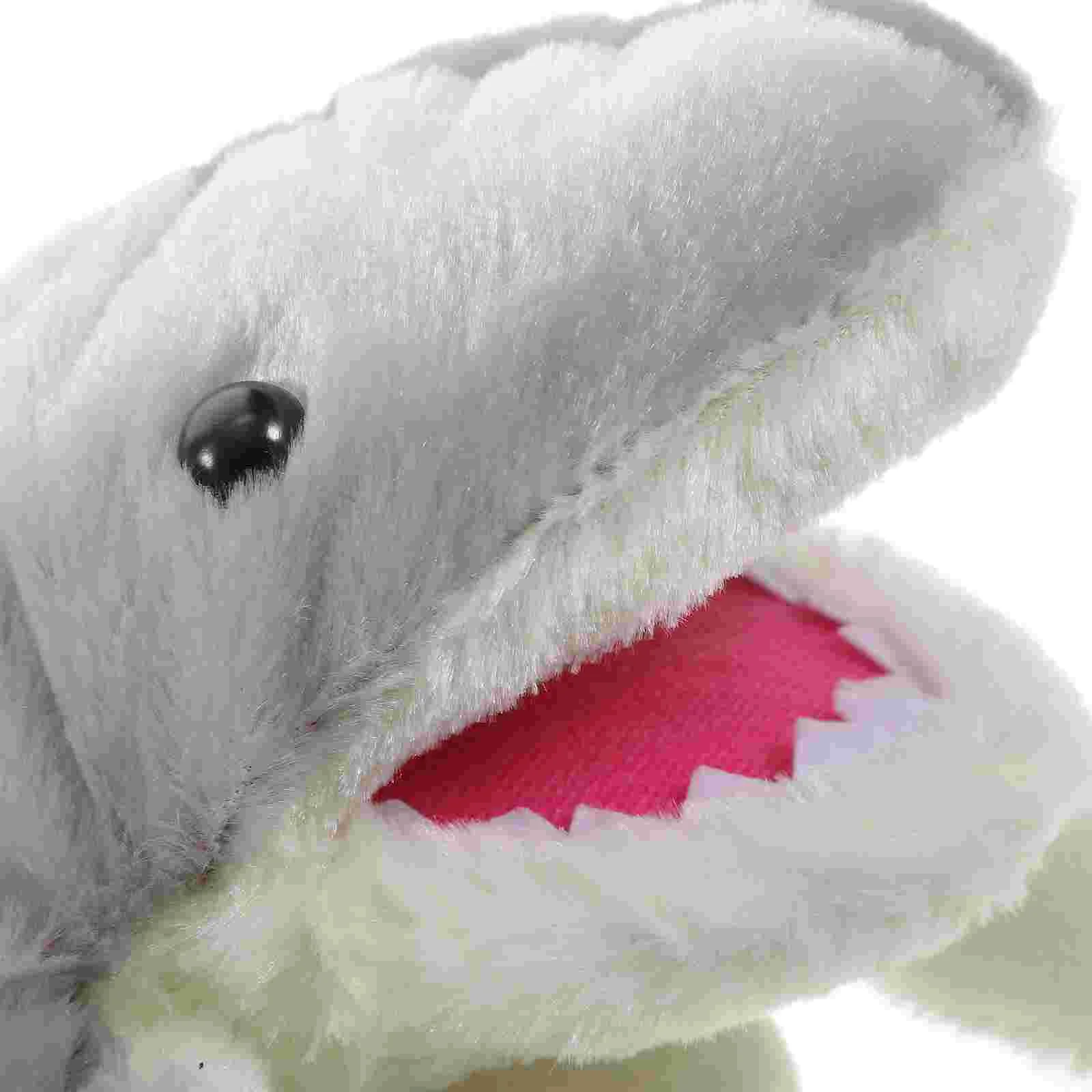 Jouet en peluche animal pour enfants, marionnette à main, requin, conte, dessin animé, roi prudent, jouets pour enfants