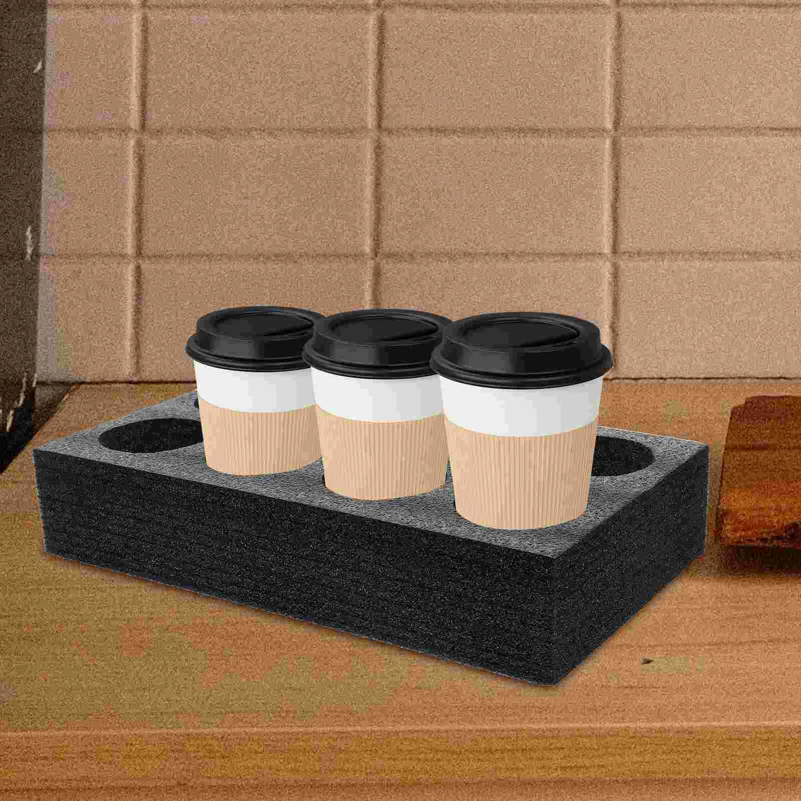 Coffee Milk Tea Cup Holder Turntable Organizer Drink Packing Carrier Shopping Multi Collapsible Water Bottle