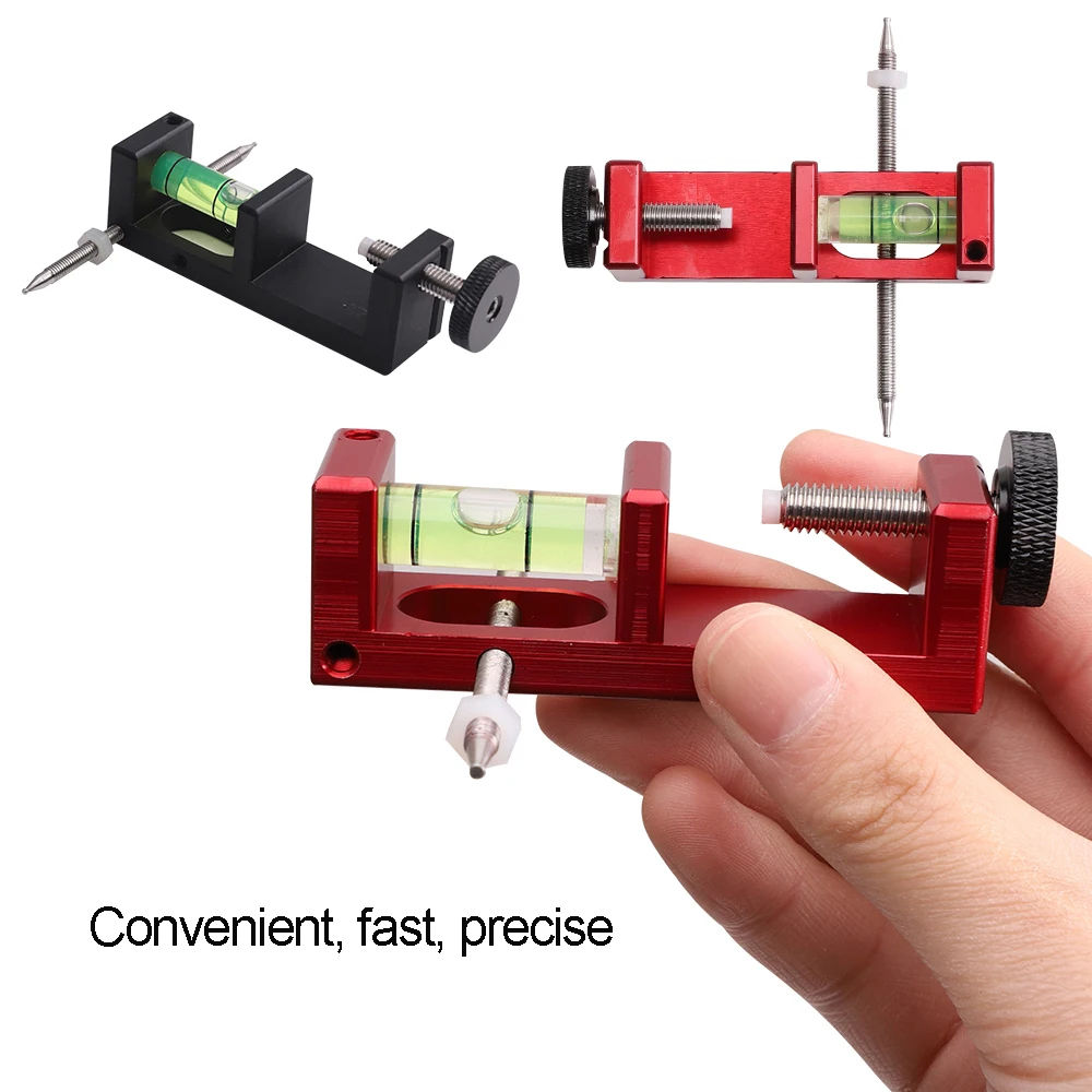 Archery Accessories Compound Bow Precision Adjustment Level Instrument Bubble Level Protractor Portable Mini Positioner Tool
