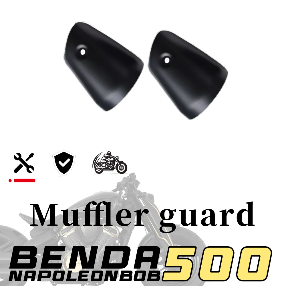 Copertura antiscottatura copertura scarico BENDA NAPOLEONBOB 500 copertura protezione marmitta 500 napoleonbob napoleonbob 500