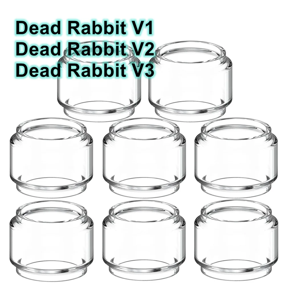 

8/4 шт. стекло Hong Dead Rabbit для HellVape Dead Rabbit V3/V2/V1 RTA Bubble, прямой стеклянный танк, аксессуары