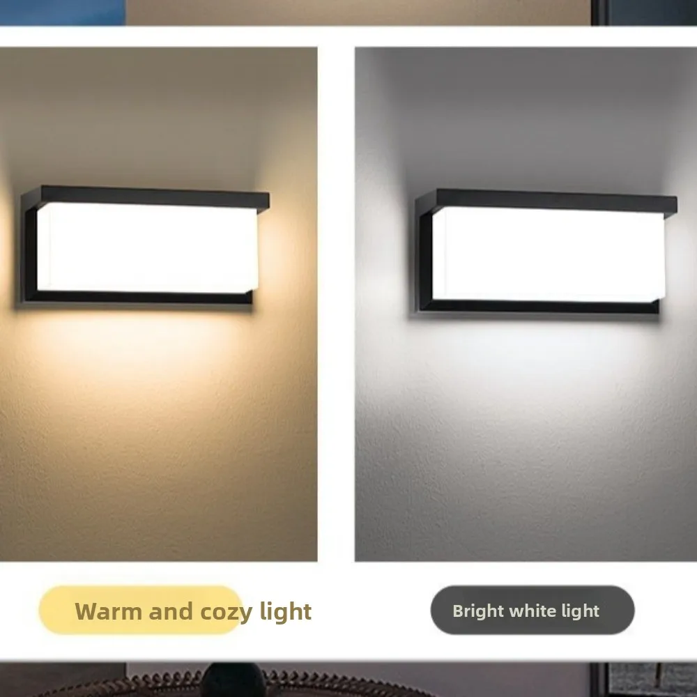 Durable Waterproof LED Outdoor Wall Light Energy Saving Modern Porch Light LED Wall Lamp Corridor Lighting