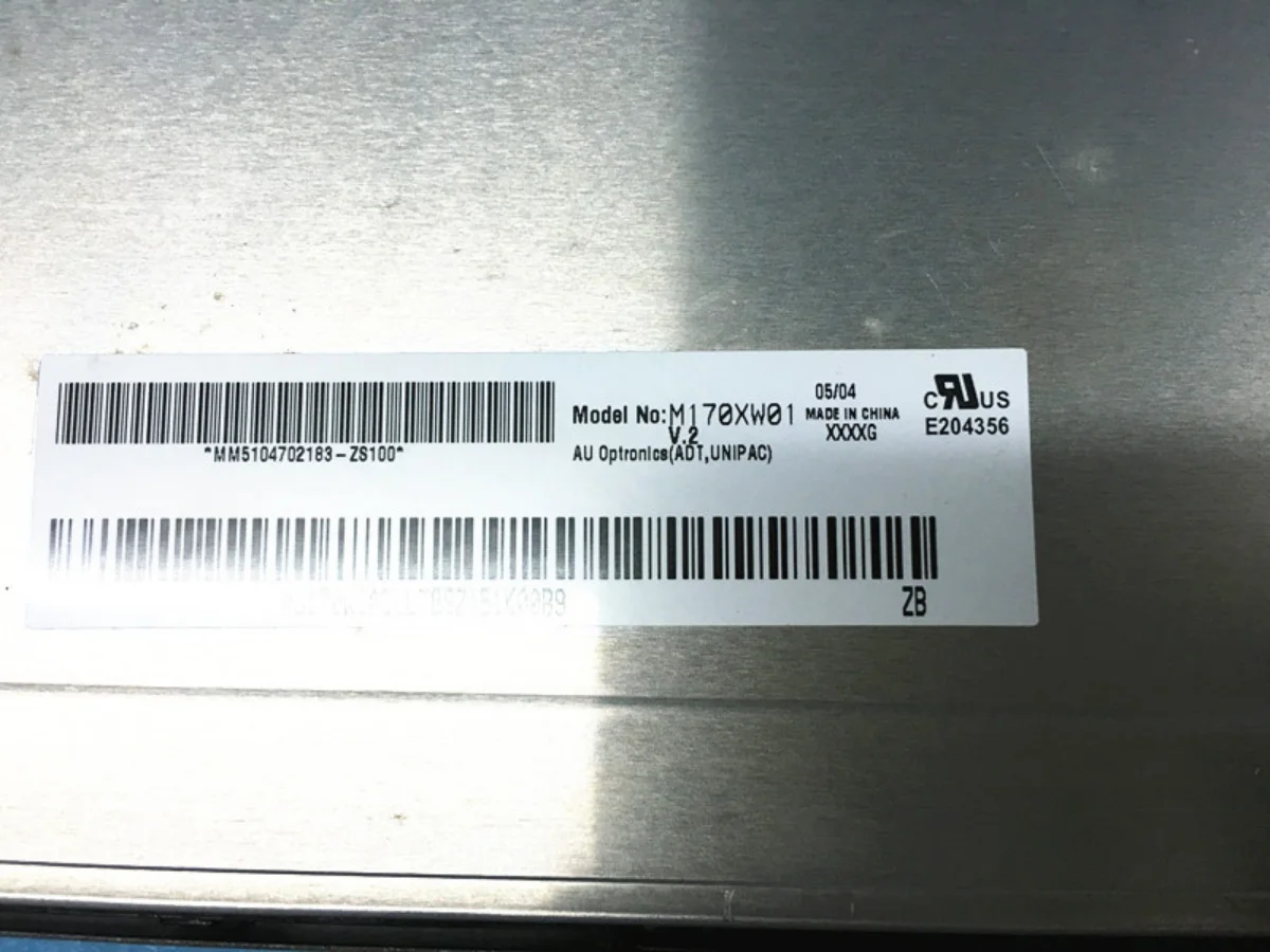 M170XW01 V2 Tela LCD de 17 polegadas 1280 × 768