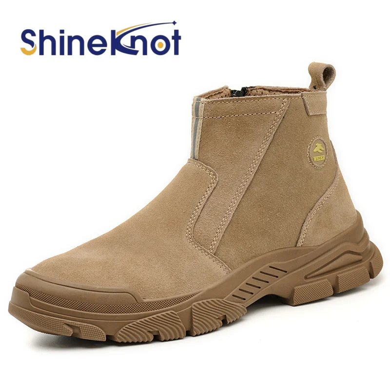SHINEKNOT Soft Soled Protective Shoes With Insulation Anti-Static Puncture Resistance Impact Resistance And Other Properties