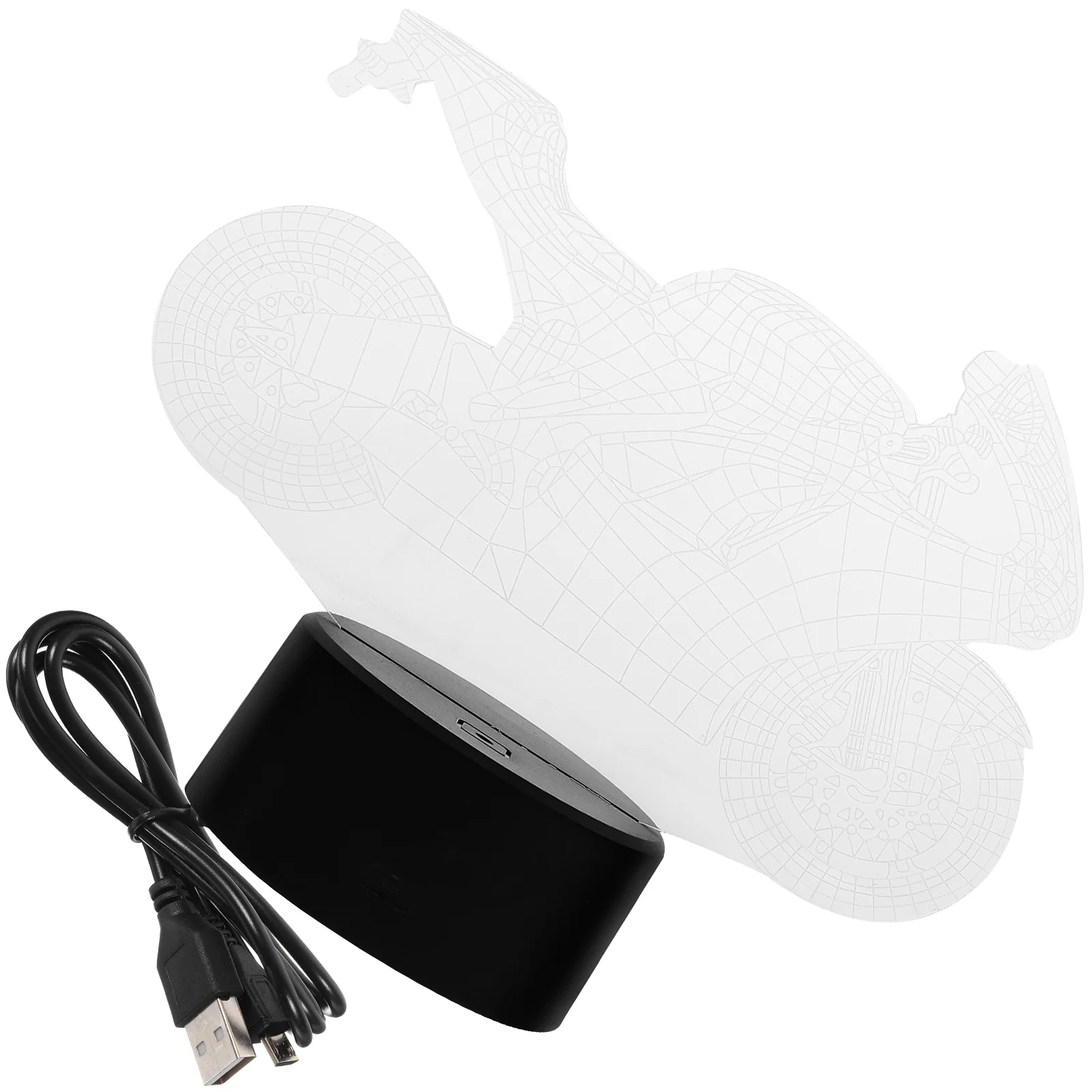 

LED Touch Night Light 7 Colors Adjustable Brightness Flash Modes for Bedroom Living Room Bar Cafe Restaurant USB Powered Acrylic