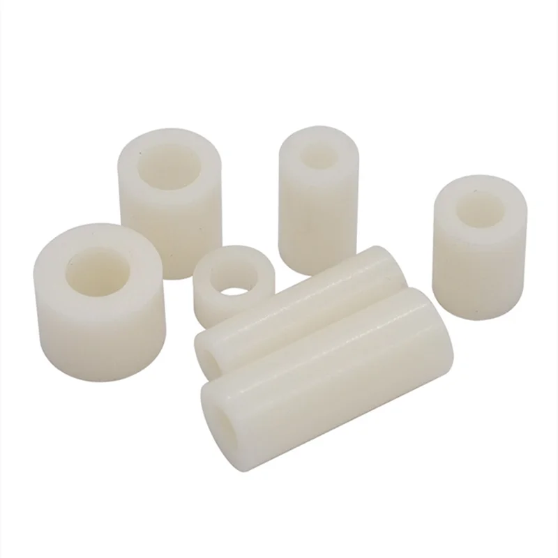 100pcs/lot ABS Round Standoff Spacer PCB board spacer OD(7MM) X ID(3.2mm)*L M3*L(L=1/2/3/4/5/6/7/8/10mm )