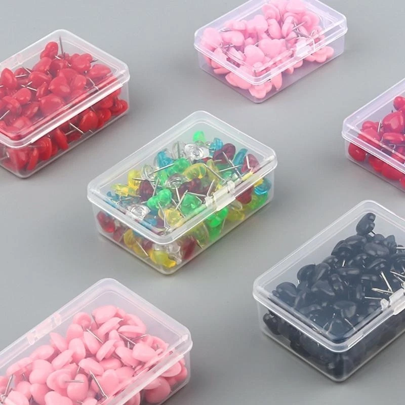 Heart Pushpins Colorful Push Pin Map Pins for Schol Office Bulletin Board