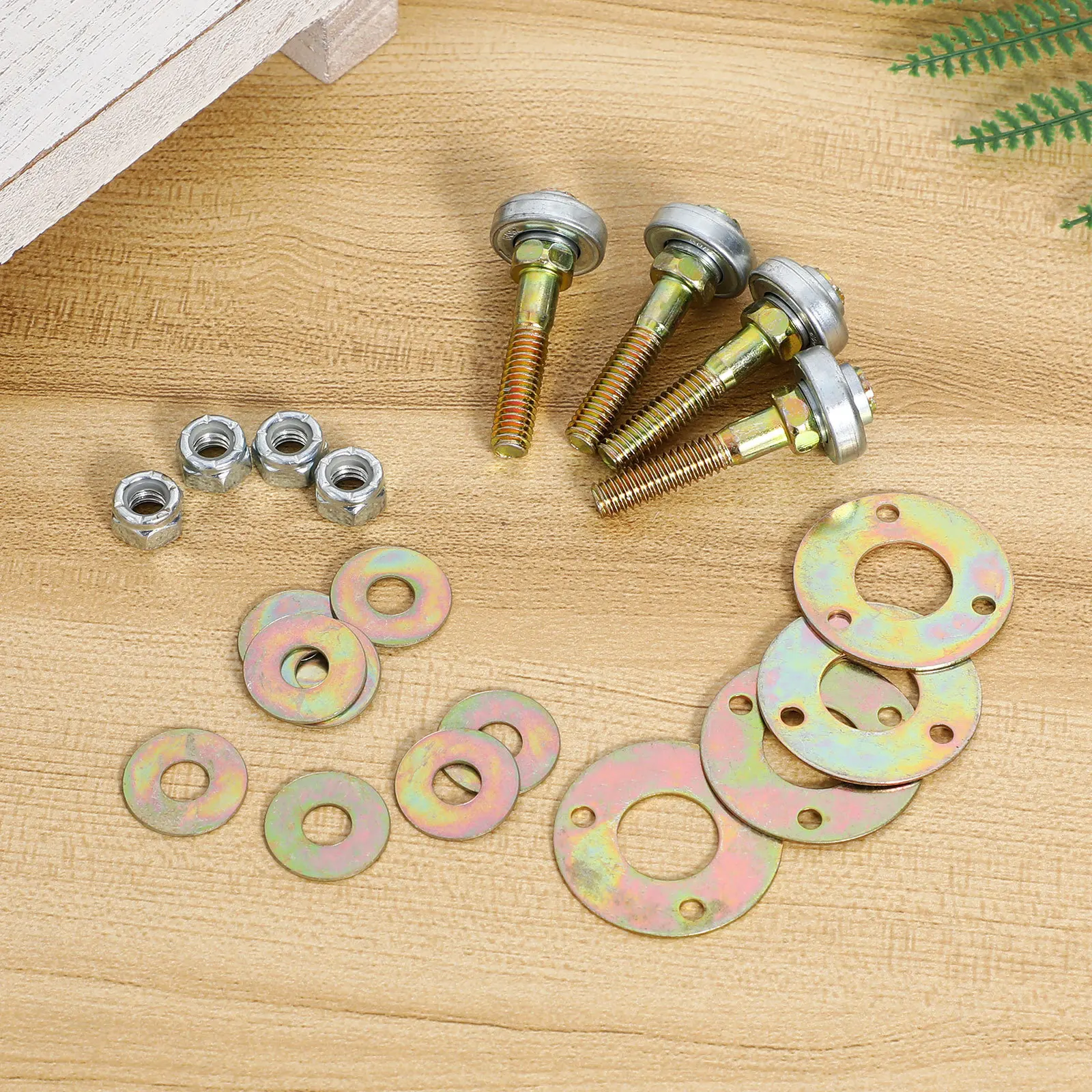 

4Pcs Rocking Chair Bearing Furniture M8x45mm Durable Replacement Connecting Piece Glider Chair Hardware Parts Connecting Piece