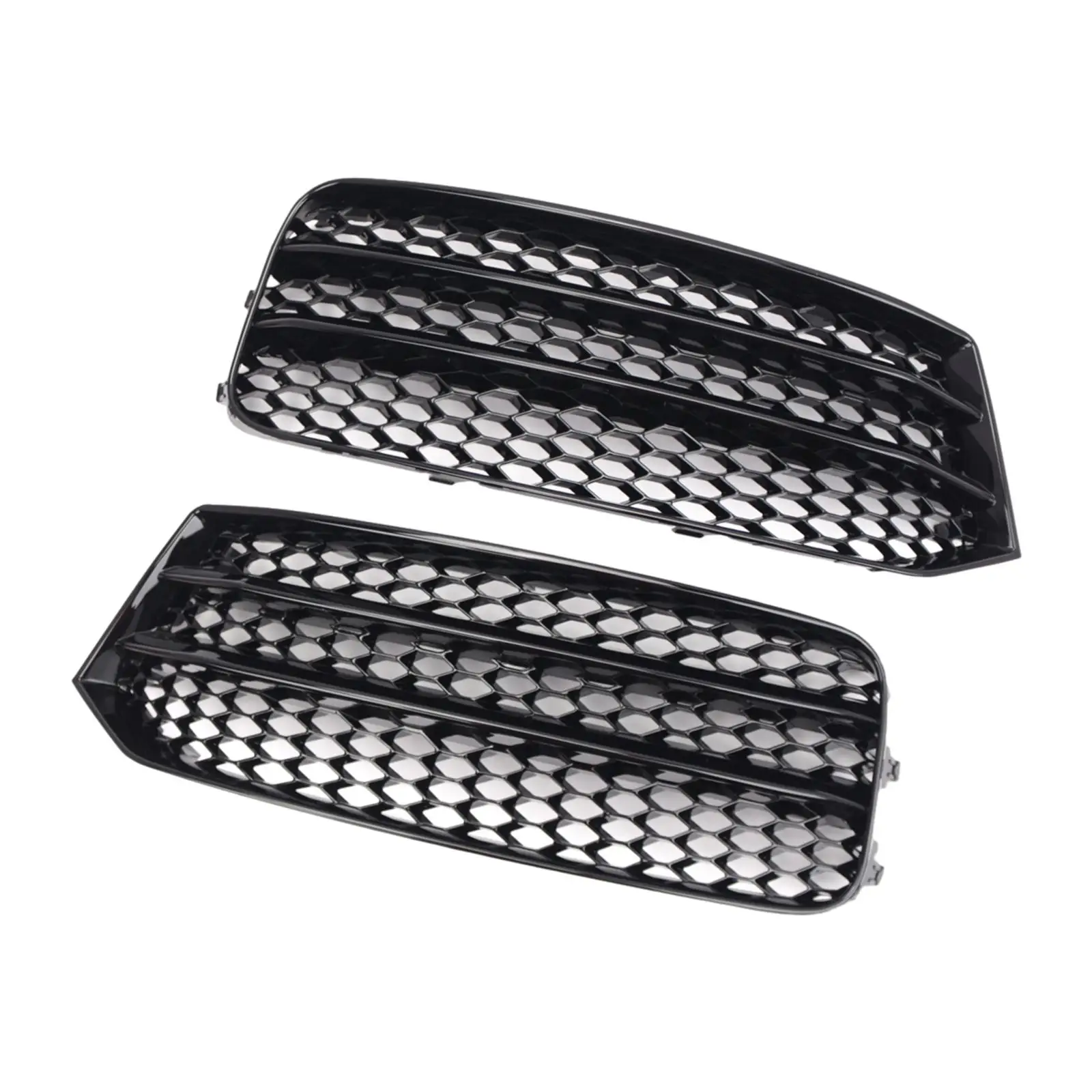 Replacement Front Bumper Cover Black 1 Pair for Audi A1 2015-2018 Spare Parts Convenient Installation Sturdy Professional