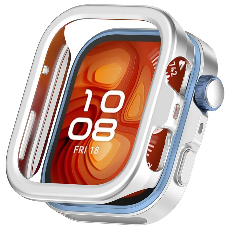 PC Hohl Fall Glas Für Huawei Uhr Fit 4 Smartwatch Screen Protector Rahmen Stoßstange für Huawei Fit 4 Pro fit 4 Abdeckung Shell