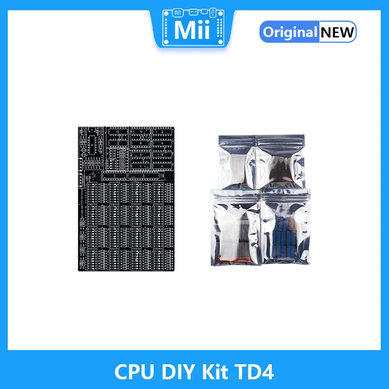 CPU DIY Kit TD4 CPU Make a simple 4-bit CPU By Yourself Open Source Software and Hardware Including PCB and All Components