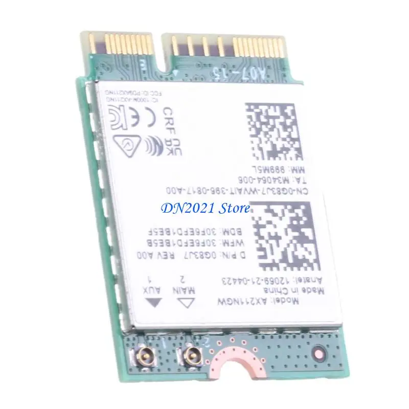 F3KE AX211NGW การ์ดไร้สายเร็ว Fast WiFi Networking Adapter CNVIO2 อินเตอร์เฟส 2.4/5/6G Bluetoothcompatible5