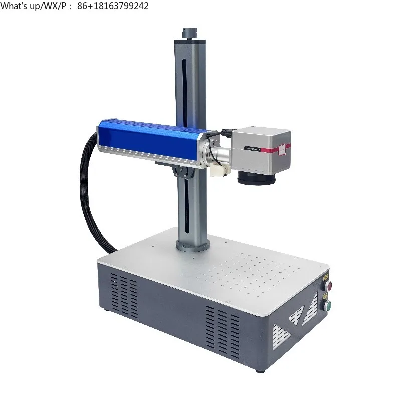 

Portable 20W 30W Mini Desktop Fiber La ser Marking Machine for Metal Card PC Access Control Manufactured with Durable Metal