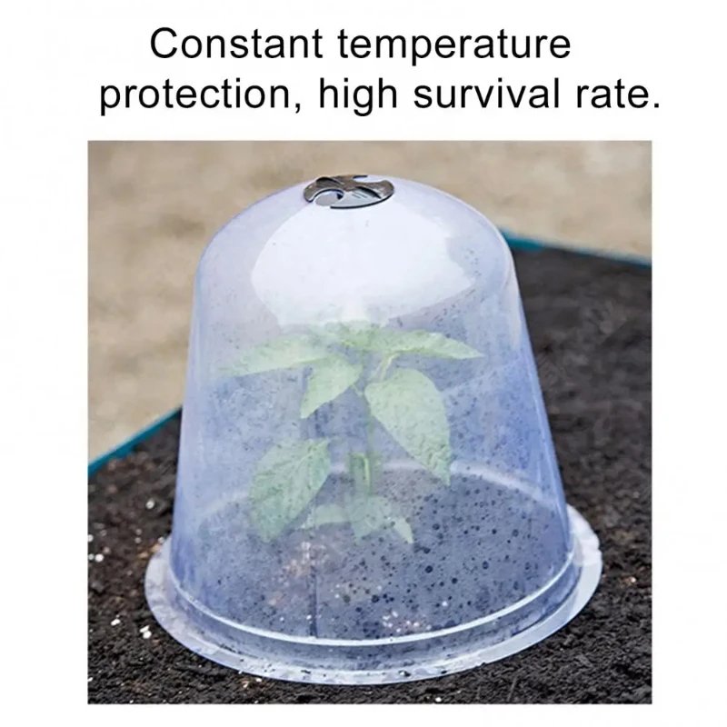 

Пластиковый термотеплый купол-клош для теплицы, сада, растений, колокольчик, защитная защита от мороз, замораживающий купол для ухода за растениями
