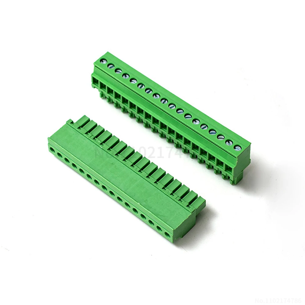 (1 PCS) 2EDGKA - 3.5mm pluggable side-entry terminal block 2~24P KF 15edgka 3.5