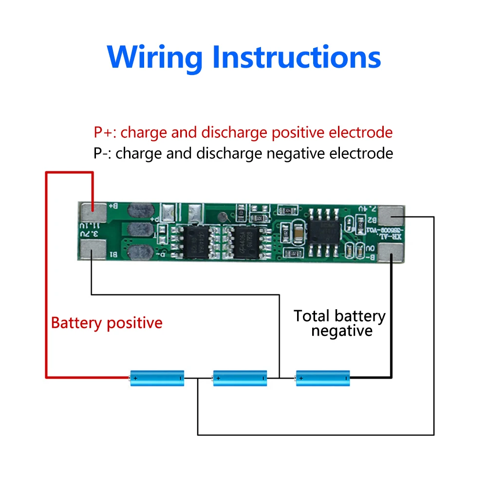 3S 5A 11.1V BMS 18650 Liowo-jonowa płyta zabezpieczająca ładowarkę litową z niklowym paskiem wspólnego portu dla DIY Power Bank