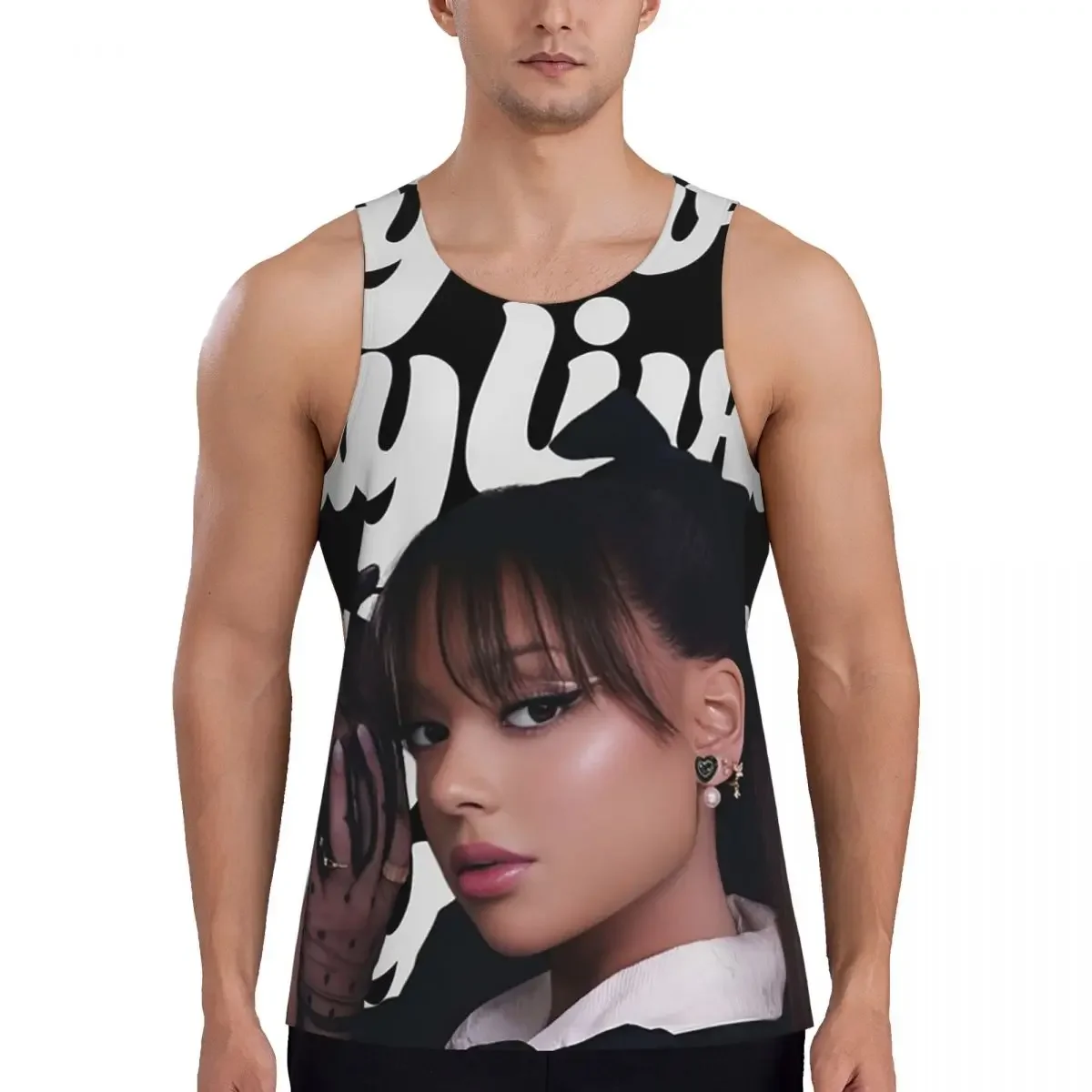 Pop Art Ayliva In Liebe Gym Tank Bodybuilding Vest Fitness Sleeveless Tops Quick Dry Men Workout Sports Clothing