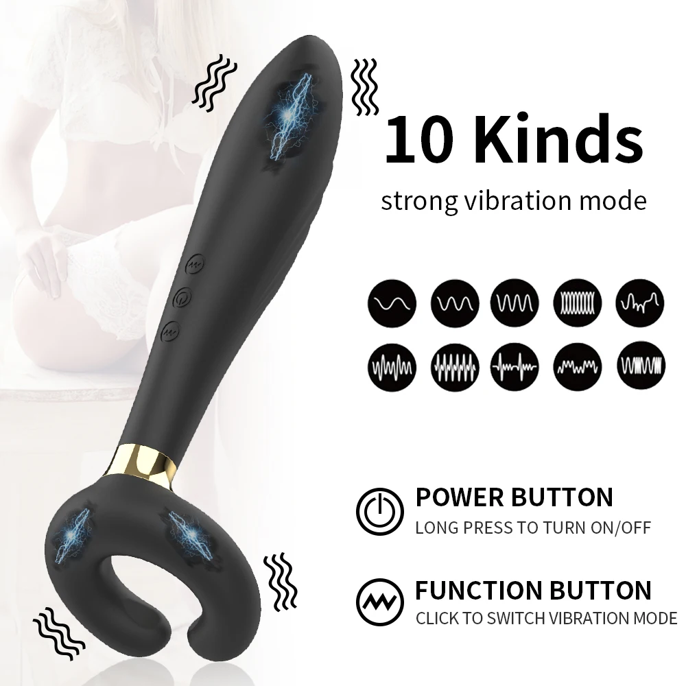 Penis Masturbator G Spot Vibrator Double Penetration Clit Clitoral Dildo Vibrador juguetes sexul3s Adult Sex Product for Couples