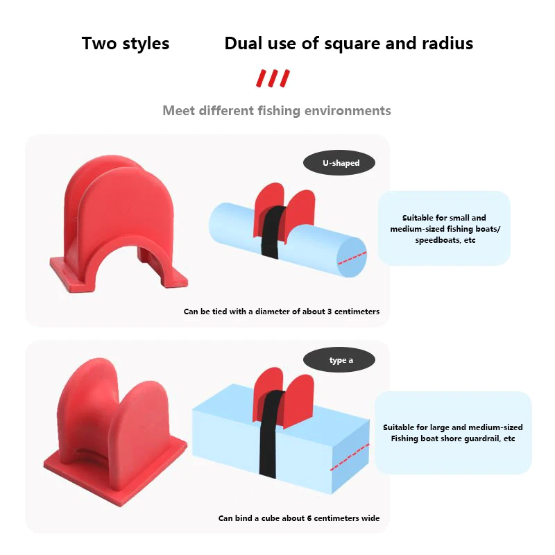 U/A-شكل الصيد رود دعم المحمولة قصبة صيد خشبية رف TPE الصيد المغذية جراب حامل الصيد رود حامل والعتاد الملحقات #3