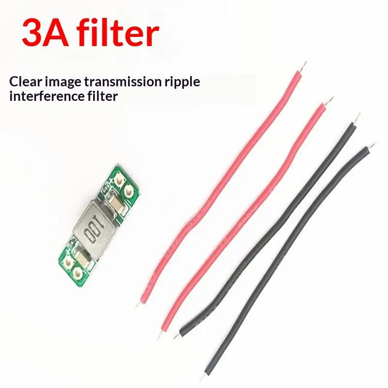 LC Filter for FPV Drone 3A 5-30V Reduces VTX Camera Video Noise for Professional FPV Aerial Filming