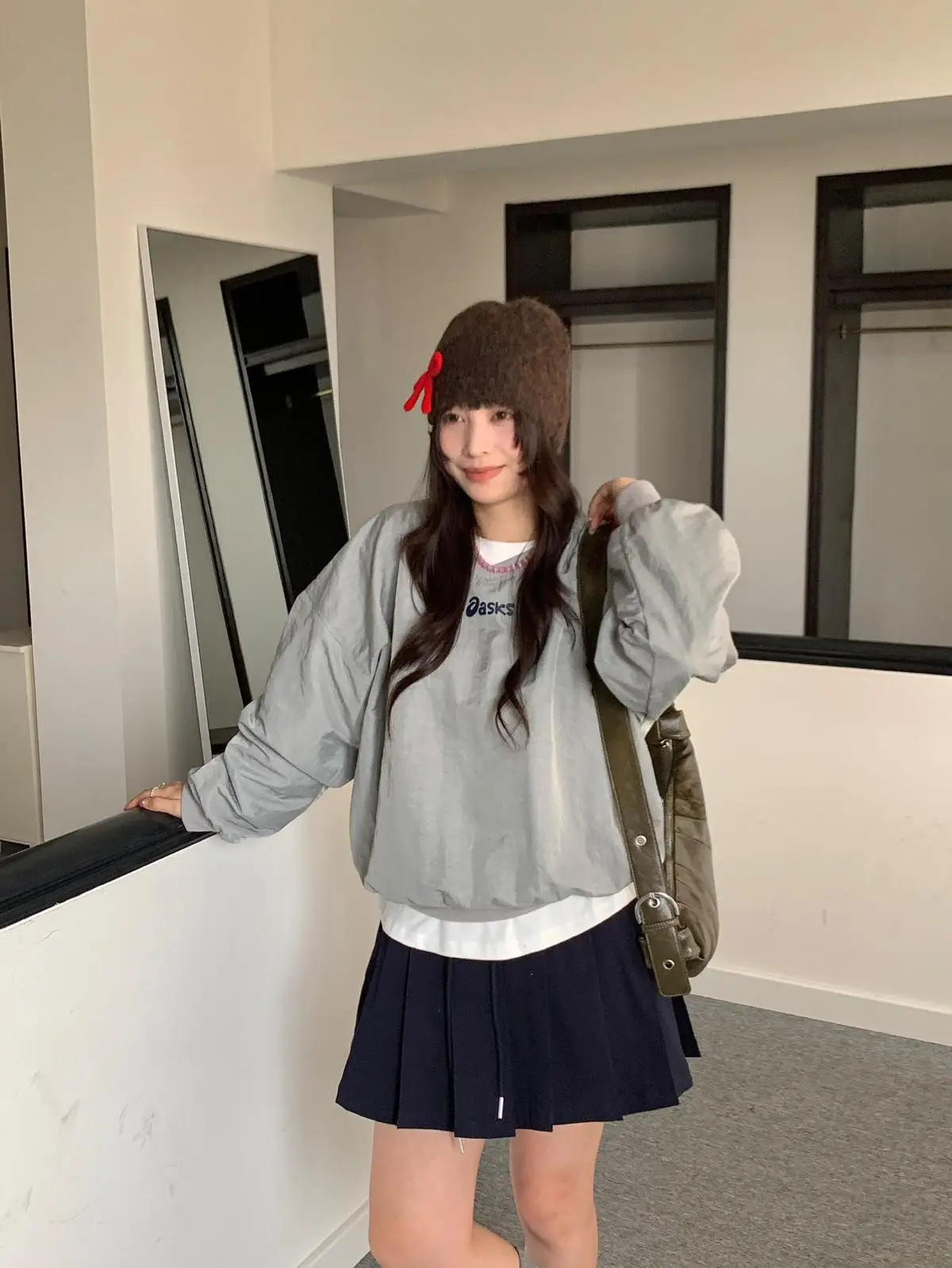 

Махровая толстовка без шапки, женская толстовка на молнии, осень-зима, обычная посадка, с капюшоном, бархатная текстура, ретро, массивный подол в рубчик, консервативный GF