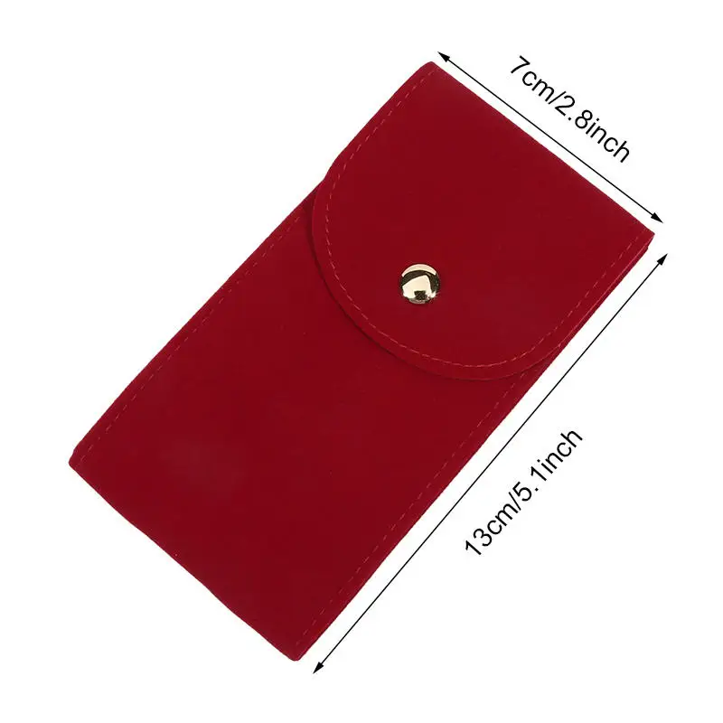 Sac de rangement de montre en flanelle Portable, Protection contre la poussière, sac de Protection de montre à pression, nouvelles boîtes de montre, étui de montres, pochette d'emballage cadeau